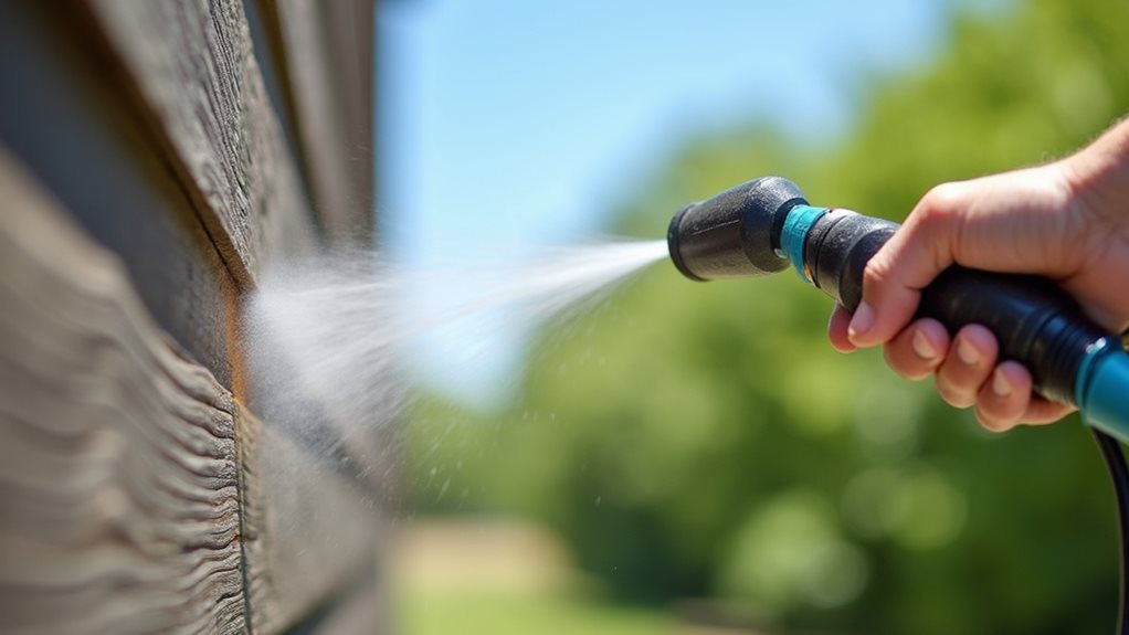 select appropriate nozzle pressure