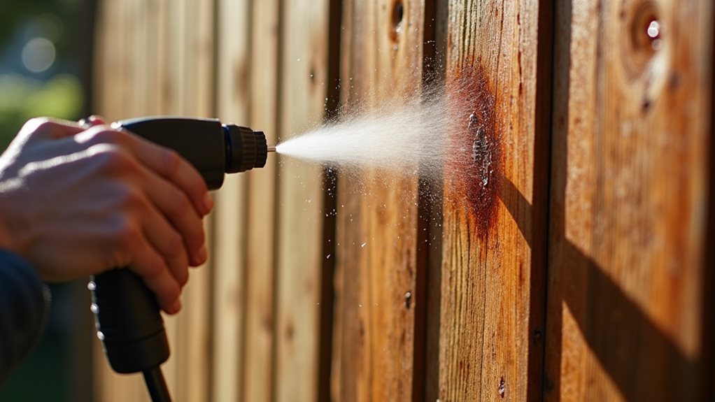 spray back brush apply coats