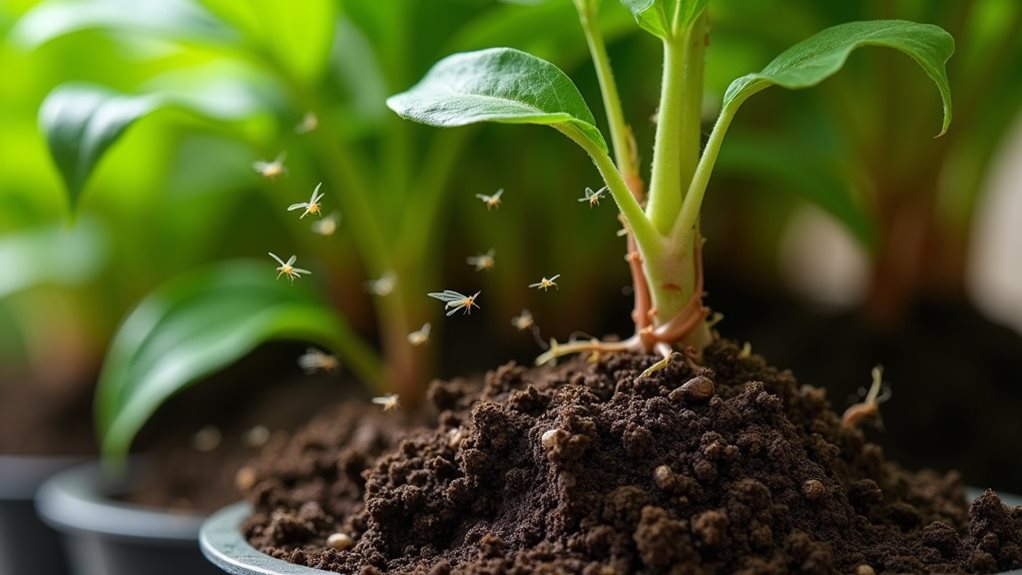 sterilize or replace soil