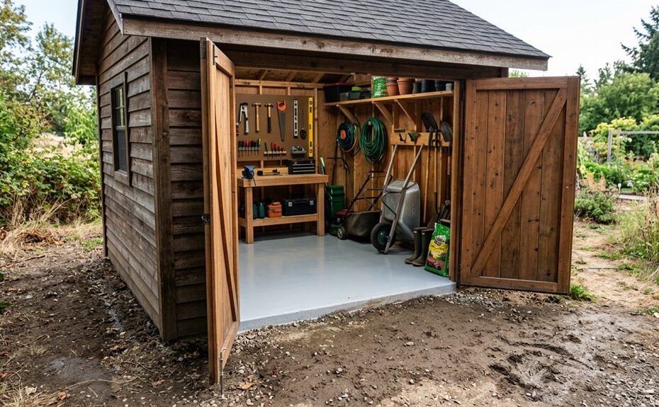 top shed flooring choices