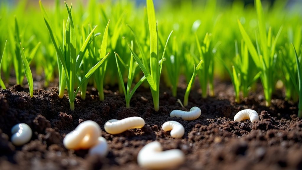 treat grubs promptly outdoors
