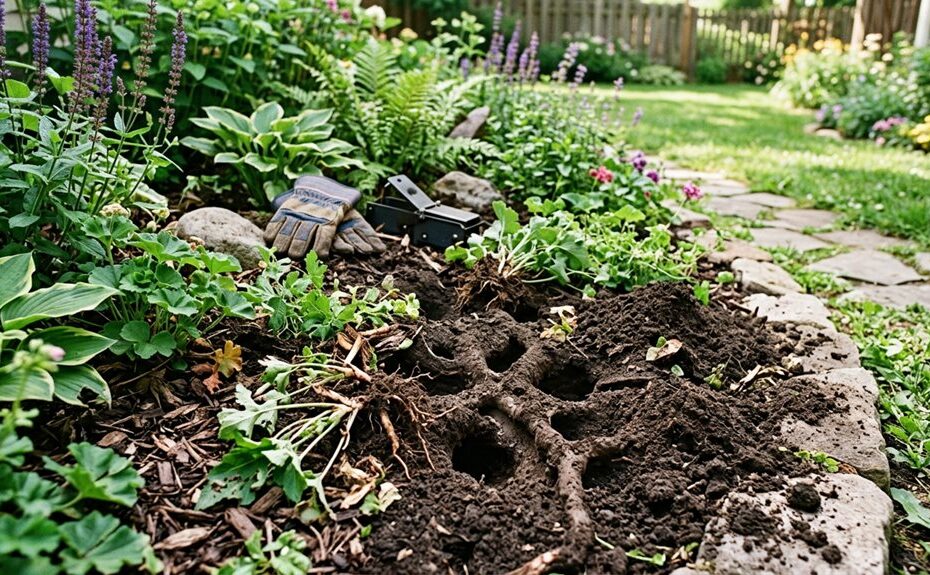 vole control yard tips